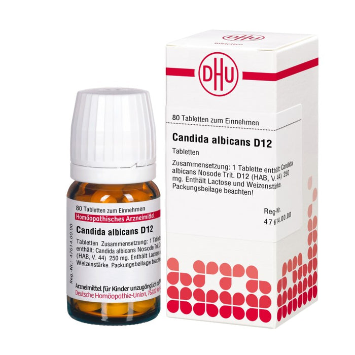 DHU Candida albicans D12 Tabletten, 80 St. Tabletten