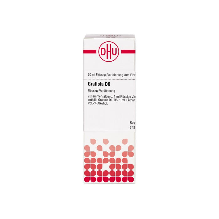 Gratiola D6 DHU Dilution, 20 ml Lösung