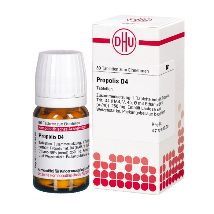 DHU Propolis D4 Tabletten, 80 pc Tablettes