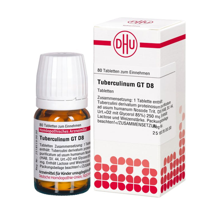 DHU Tuberculinum GT D8 Tabletten, 80 pc Tablettes