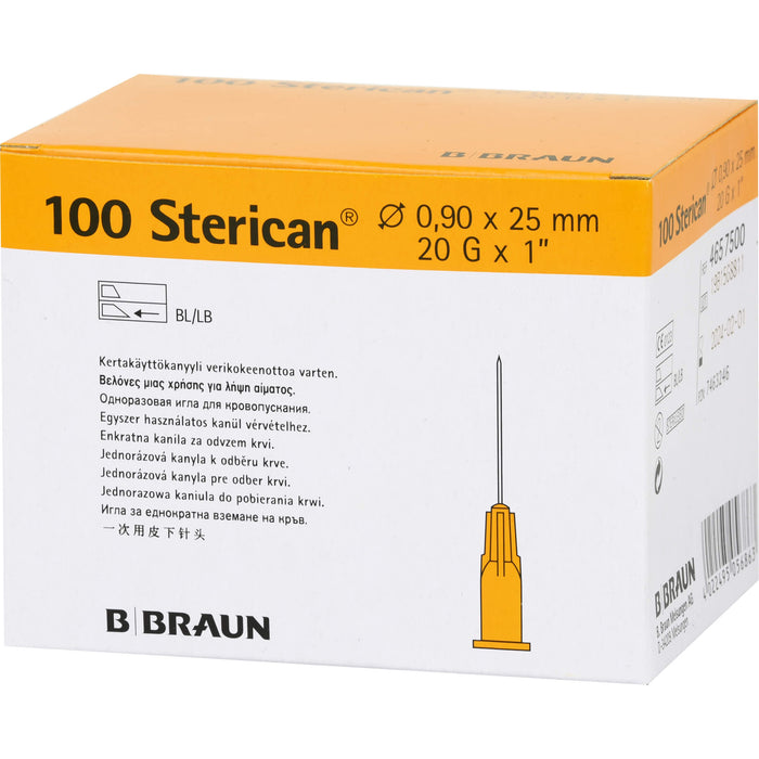 Sterican 20GX1 Kanülen 0,9X25mm, 100 St KAN