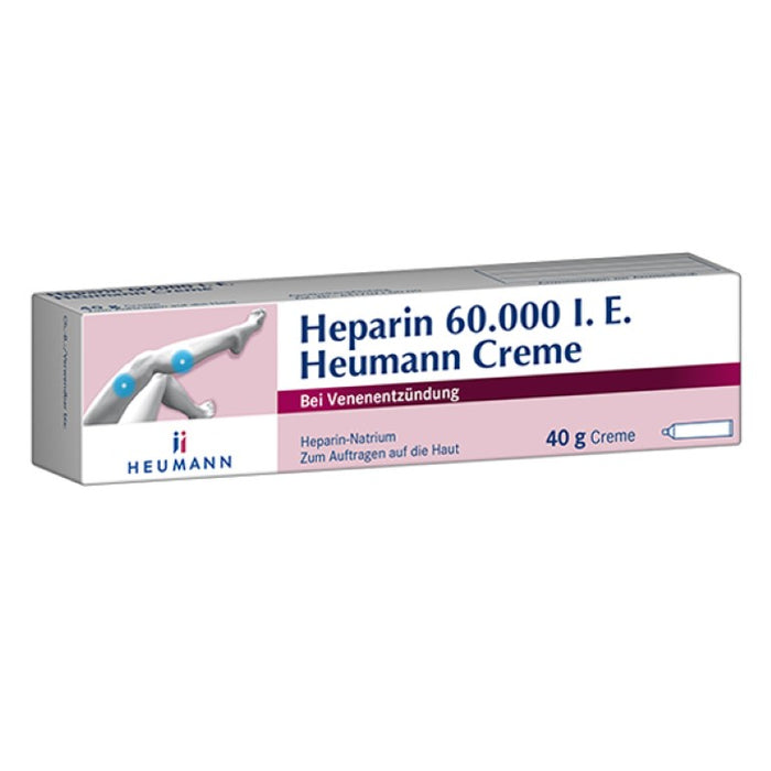 Heparin 60.000 I.E. Heumann Creme bei Venenentzündung, 40 g Cream