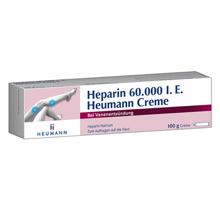 Heparin 60.000 I.E. Heumann Creme bei Venenentzündung, 100 g Crème