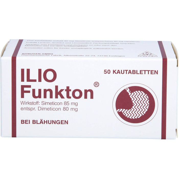 ROBUGEN Ilio-Funkton Kautabletten bei Blähungen, 50 pc Tablettes