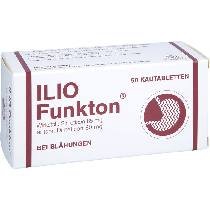 ROBUGEN Ilio-Funkton Kautabletten bei Blähungen, 50 pcs. Tablets