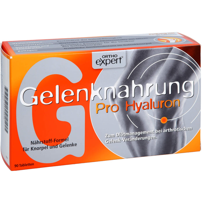 Orthoexpert Gelenknahrung Pro Hyaluron Tabletten für Knorpel und Gelenke, 90 pc Tablettes