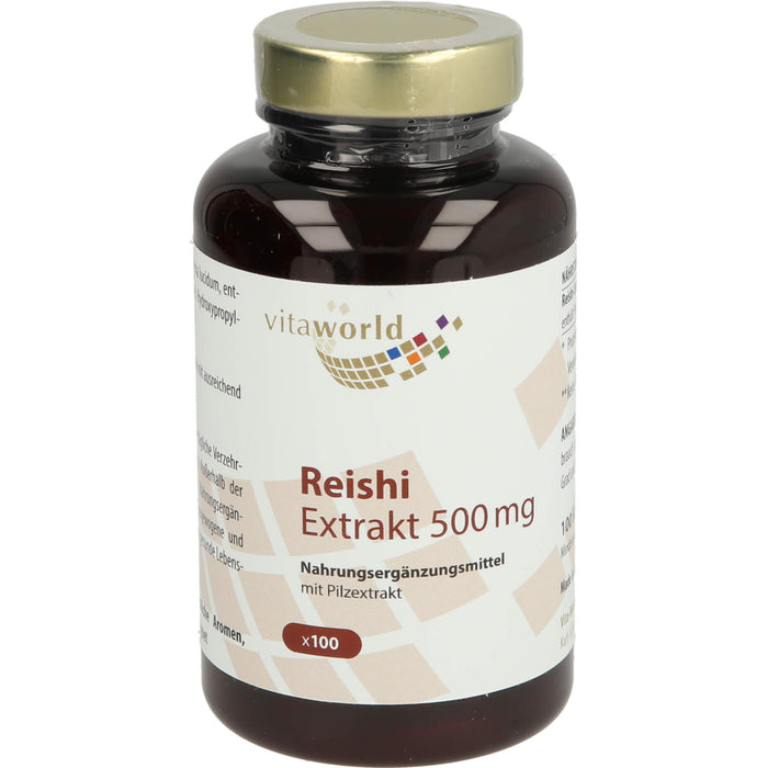 Reishi Extrakt 500mg, 100 pcs. Capsules