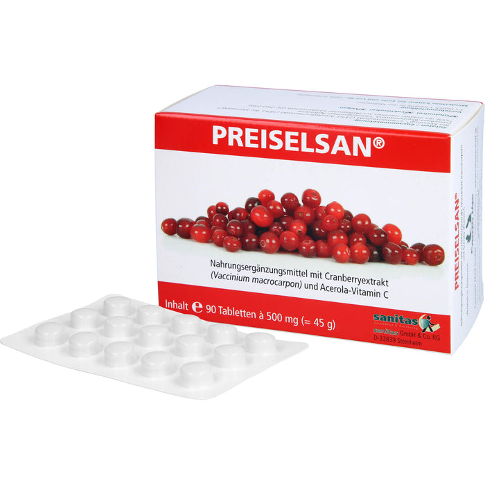 PREISELSAN mit Cranberryextrakt Tabletten, 90 St. Tabletten