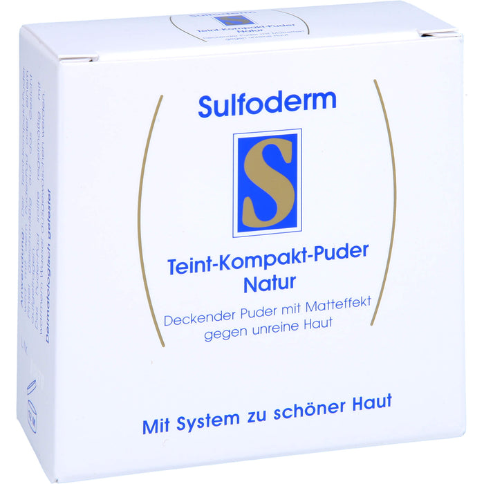 Sulfoderm S Teint-Kompakt-Puder Natur, 10 g Powder