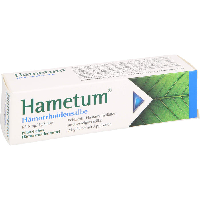 Hametum Hämorrhoidensalbe, 25 g Onguent