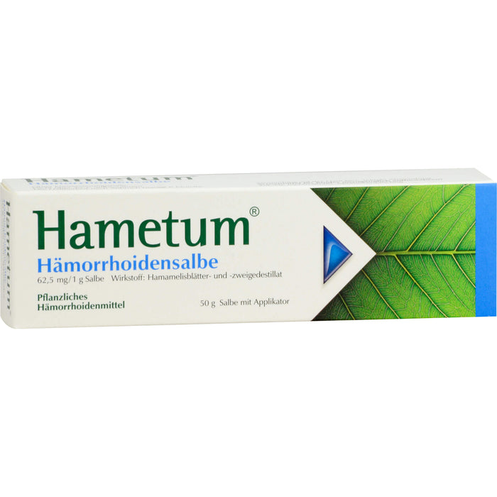 Hametum Hämorrhoidensalbe, 50 g Ointment