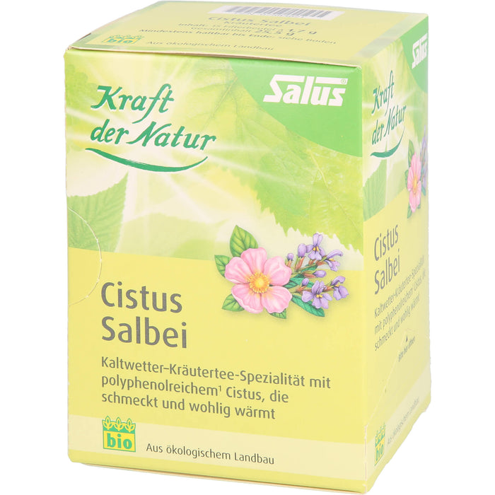 Cistus Salbei Kräutertee Kraft der Natur Salus, 15 St FBE