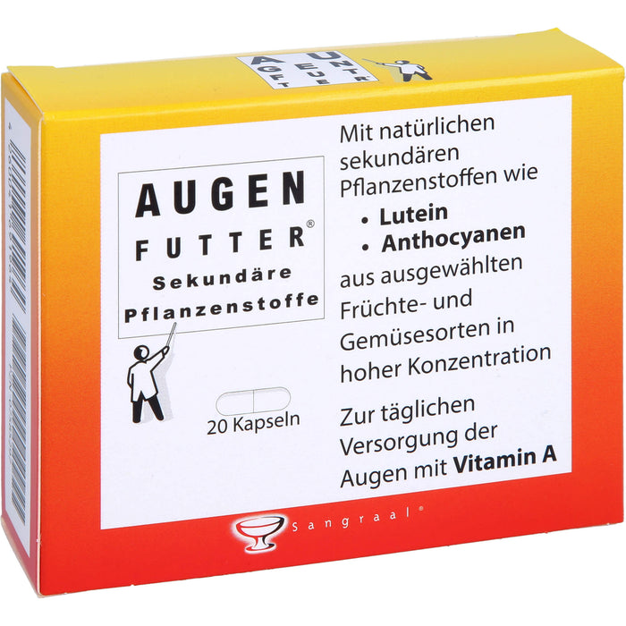 Augenfutter Sekundäre Pflanzenstoffe Kapseln, 20 pcs. Capsules