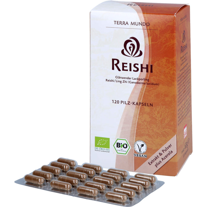 Terra Mundo Reishi Pilz Kapseln, 120 pcs. Capsules