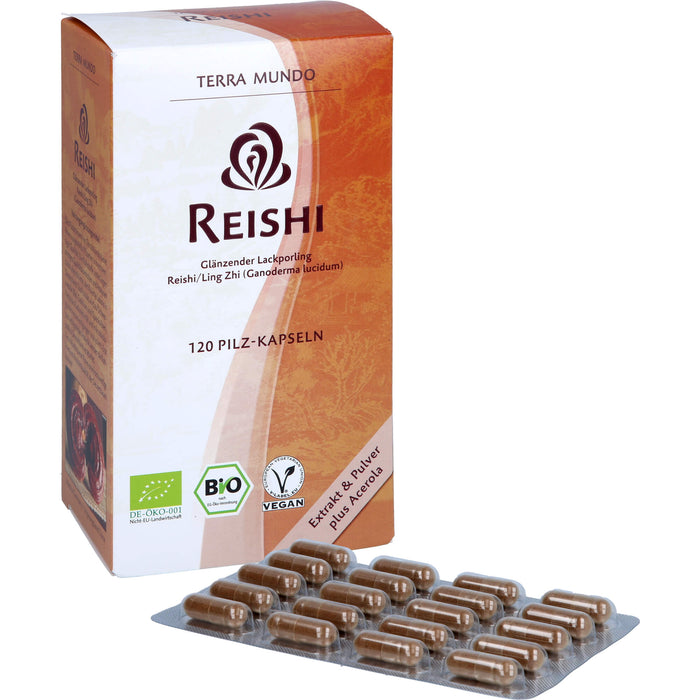 Terra Mundo Reishi Pilz Kapseln, 120 pc Capsules