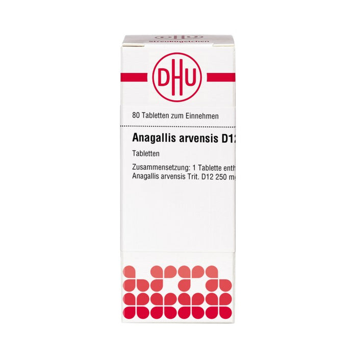 DHU Anagallis arvensis D12 Tabletten, 80 pc Tablettes