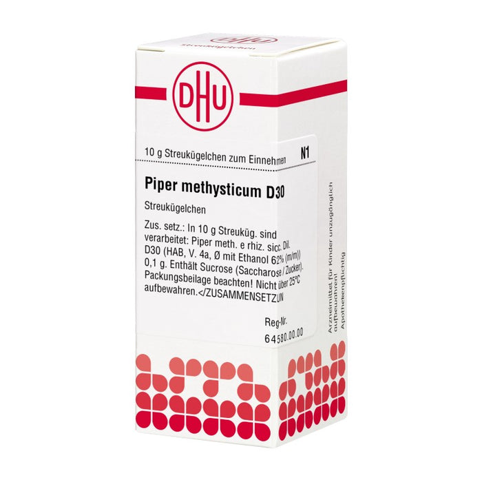 DHU Piper methysticum D30 Streukügelchen, 10 g Globuli