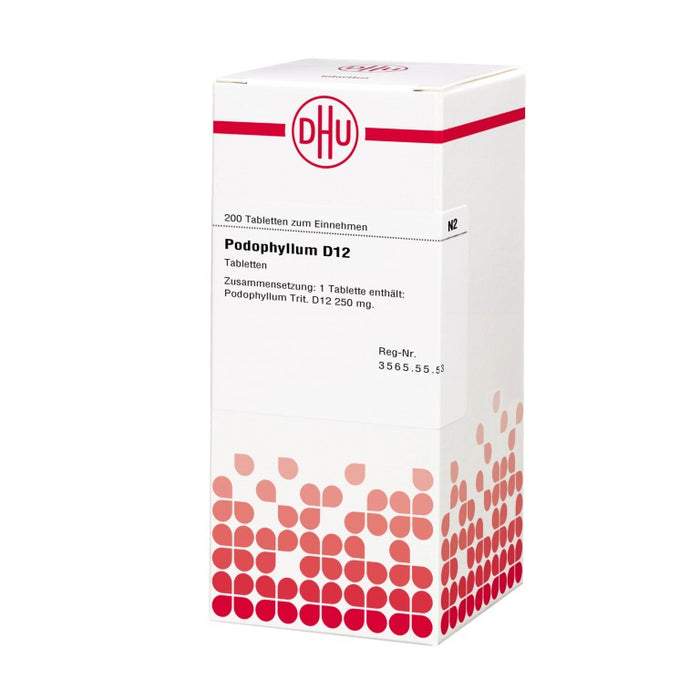 DHU Podophyllum D12 Tabletten, 200 St. Tabletten