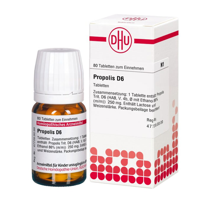 DHU Propolis D6 Tabletten, 80 pc Tablettes