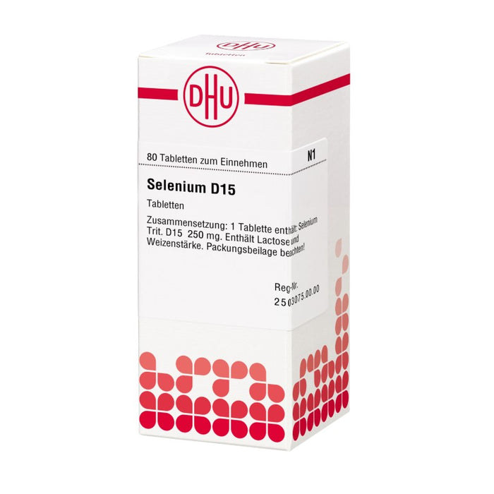 Selenium D15 DHU Tabletten, 80 St. Tabletten