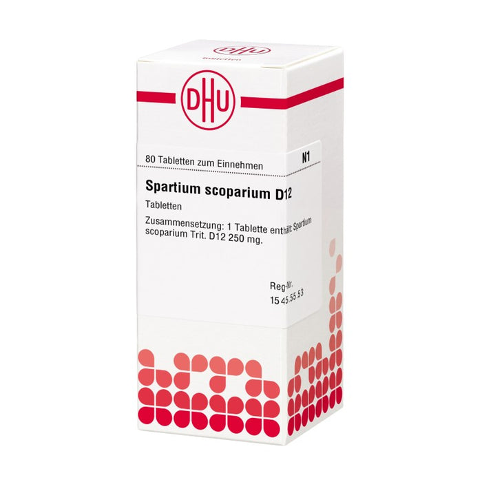 DHU Spartium scoparium D 12 Tabletten, 80 St. Tabletten