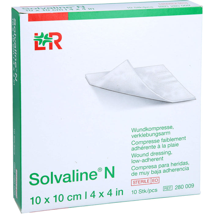 Solvaline N 10x10 cm, 10 St. Kompressen