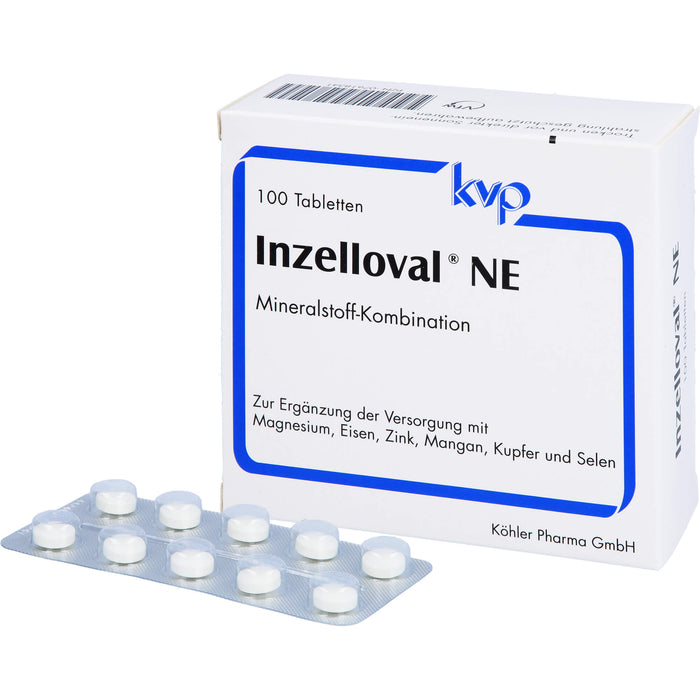 Inzelloval NE Mineralstoff-Kombination Tabletten, 100 pcs. Tablets