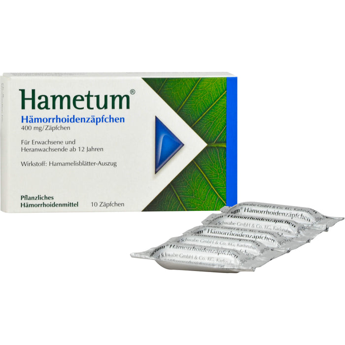 Hametum Hämorrhoidenzäpfchen, 10 pcs. Suppositories