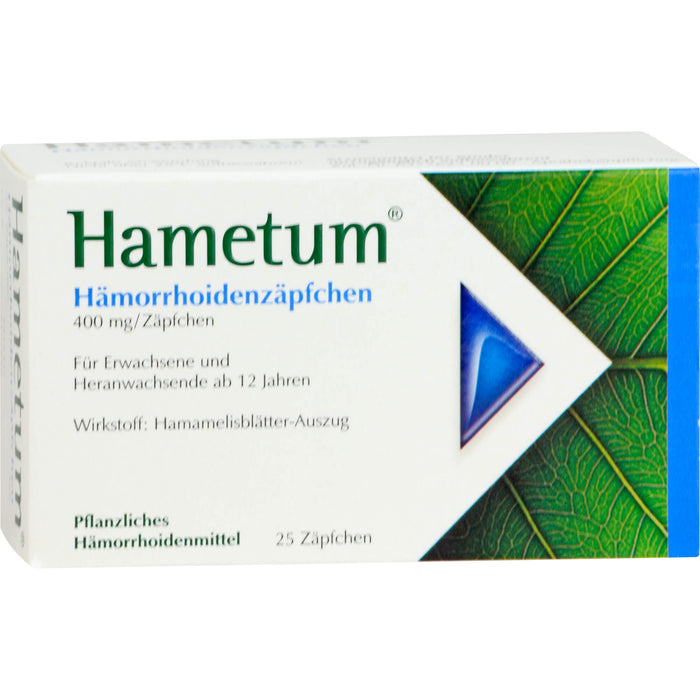 Hametum Hämorrhoidenzäpfchen, 25 pcs. Suppositories