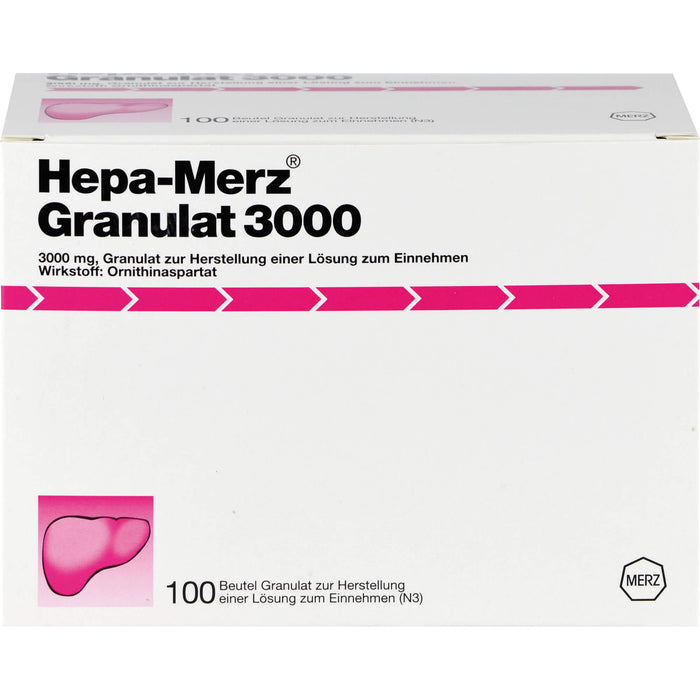 Hepa-Merz Granulat 3000 Lebertherapeutikum, 100 pcs. Sachets