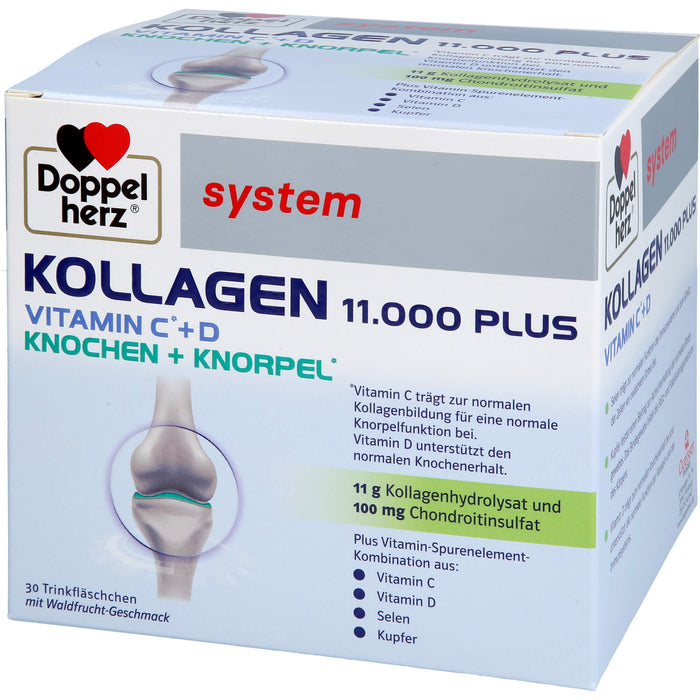 Doppelherz system Kollagen 11.000 plus Trinkfläschchen, 30 pc Ampoules