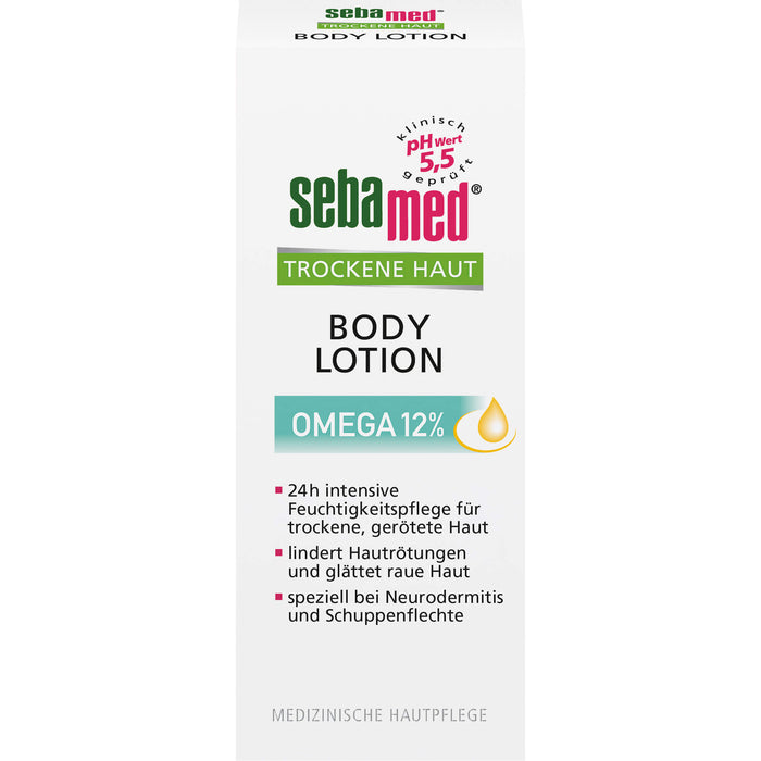 Sebamed Body Lotion für trockene Haut Omega 12%, 200 ml Lotion