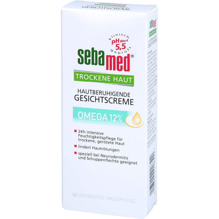 Sebamed für trockene Haut Omega 12% Gesichtscreme, 50 ml Creme