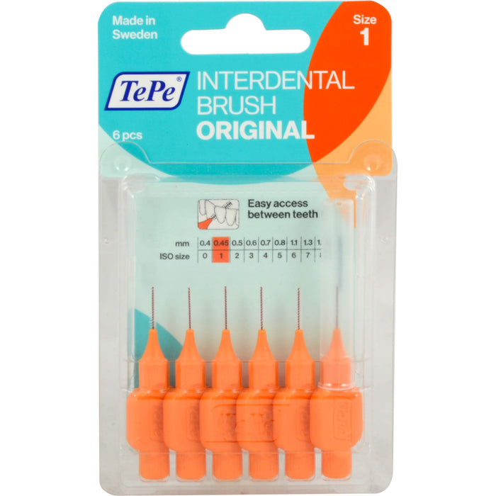 TePe ID Bürste Orange 0,45mm, 5 St. Interdentalbürsten