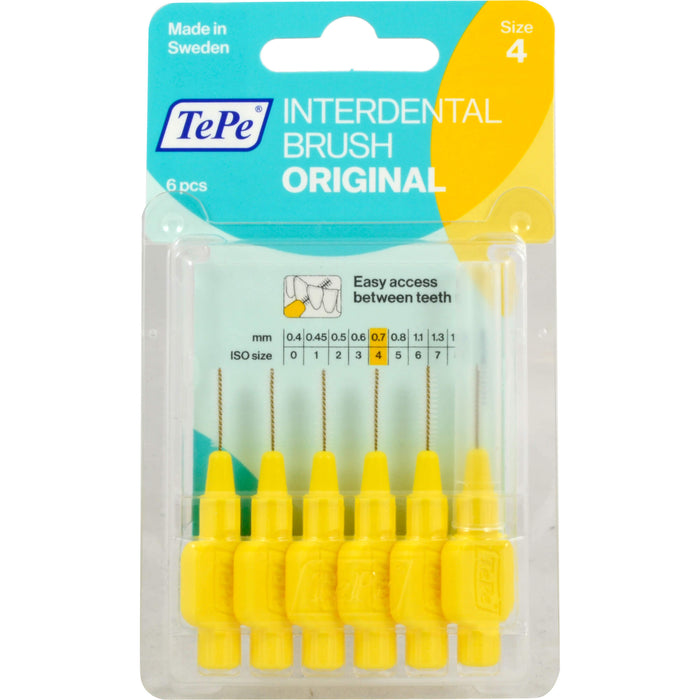 TePe ID Interdentalbürsten Gelb 0,7mm, 5 pcs. Interdental brushes