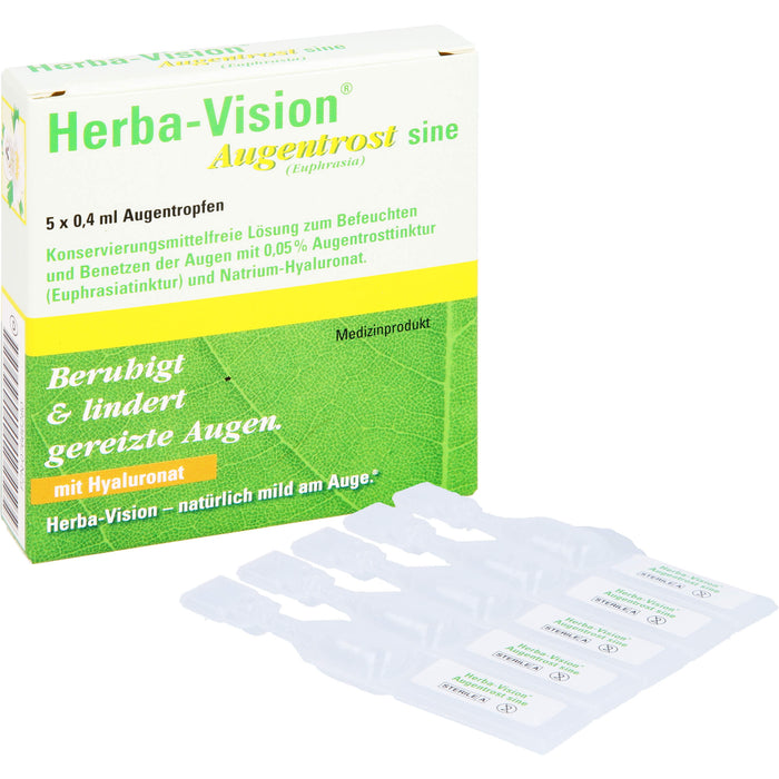 Herba-Vision Augentrost sine (Euphrasia), 5 pcs. Ampoules