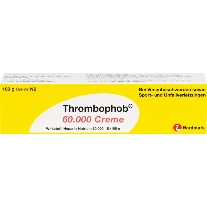 Thrombophob 60.000 Creme bei Venenbeschwerden, 100 g Crème