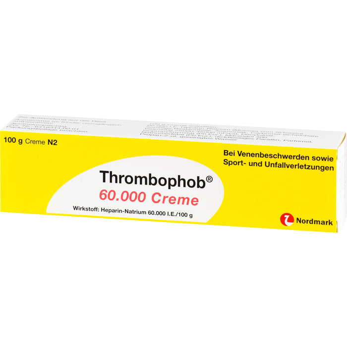 Thrombophob 60.000 Creme bei Venenbeschwerden, 100 g Cream