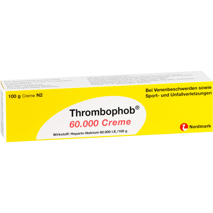 Thrombophob 60.000 Creme bei Venenbeschwerden, 100 g Crème