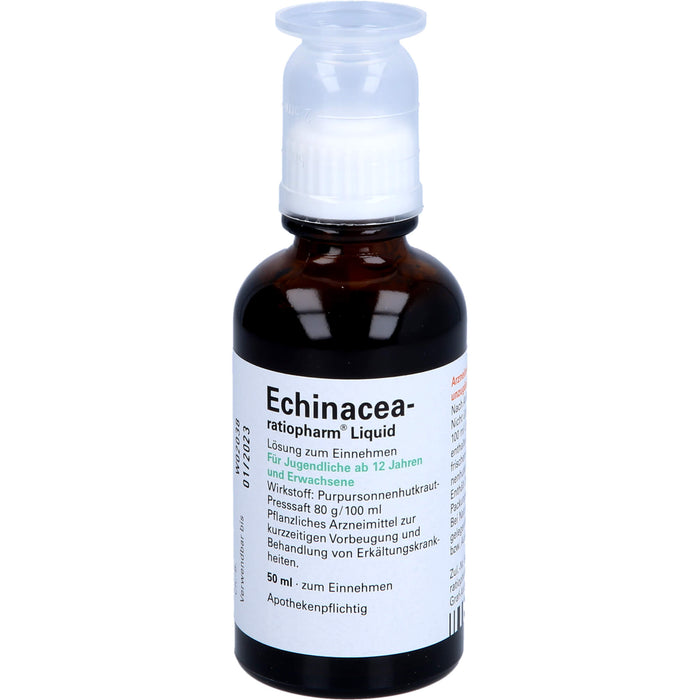 Echinacea-ratiopharm Liquid pflanzliches Immunstimulanz, 50 ml Lösung