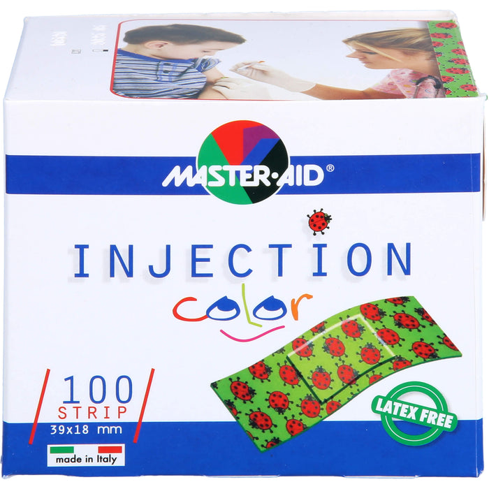 MASTER AID Injection strip color 39 x 18 mm Kinderpflaster, 100 pcs. Patch