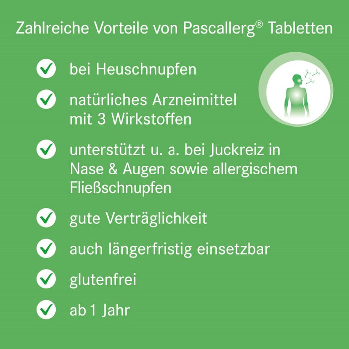 Pascallerg Tabletten  bei Erkrankungen der Atemwege, 100 pcs. Tablets