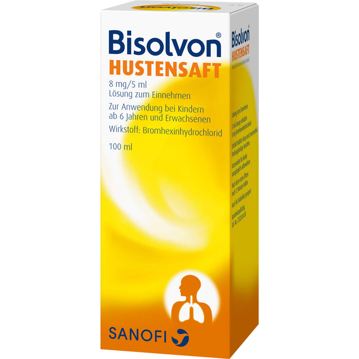 Bisolvon Hustensaft, 8 mg/5 ml, 100 ml Lösung