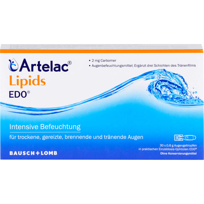 Artelac Lipids EDO, 30 pc Pipettes à dose unique