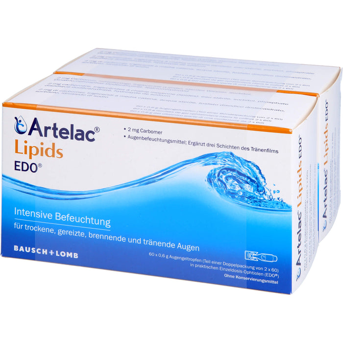 Artelac Lipids EDO, 120 pc Pipettes à dose unique