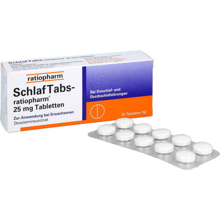 SchlafTabs-ratiopharm, 20 pc Tablettes