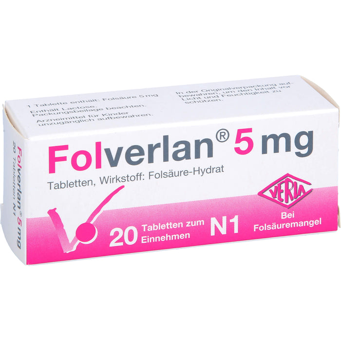 Folverlan 5mg Tbl., 20 St TAB