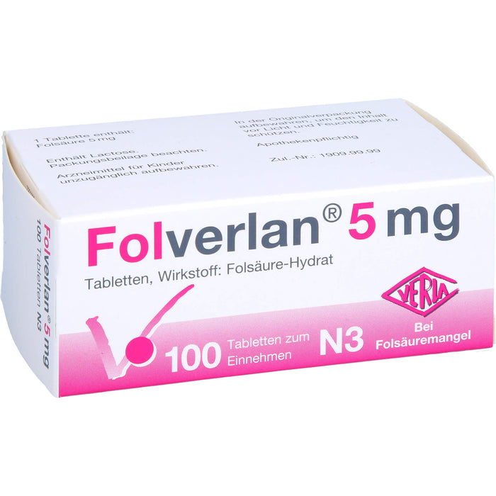 Folverlan 5 mg Tabletten, 100 St TAB