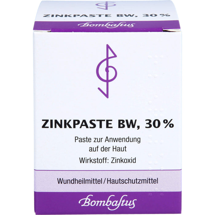 Bombastus Zinkpaste BW - Wundheilmittel, 100 g Cream