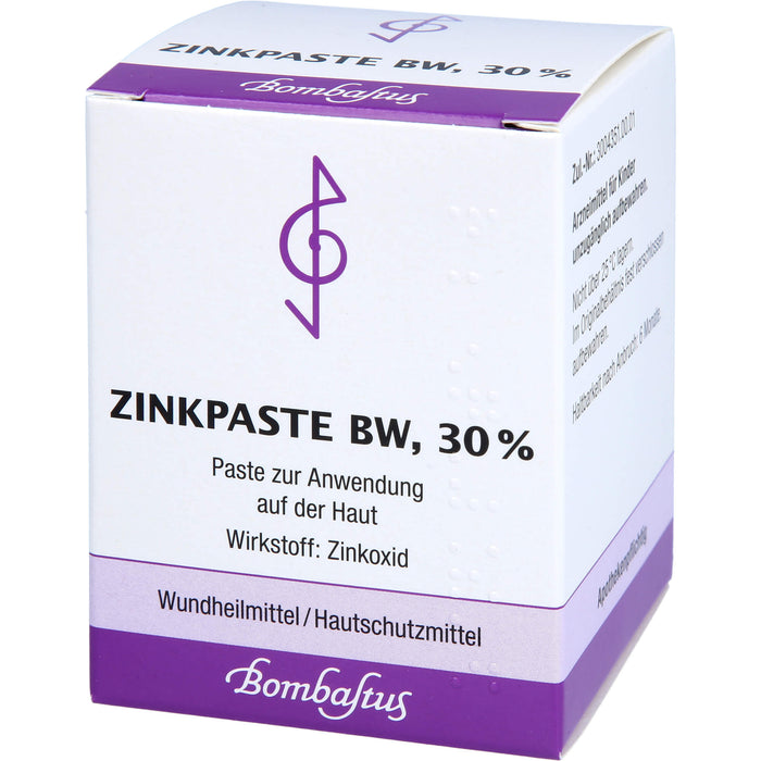 Bombastus Zinkpaste BW - Wundheilmittel, 100 g Creme